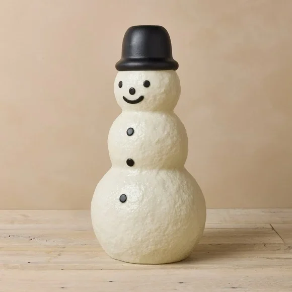 John Derian for Target 14" Snowman Lit Blow Mold NWT SEE PICTURES, DEFECT-AS IS - Picture 4 of 7